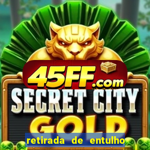 retirada de entulho gratuito santos